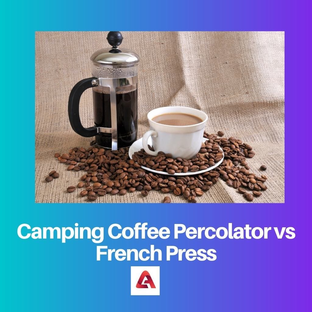 Percolador de café de camping vs prensa francesa