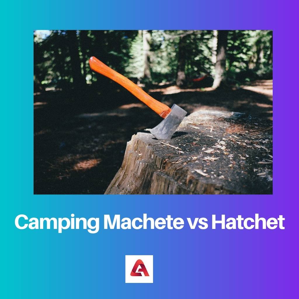 Camping Machette vs Hachette