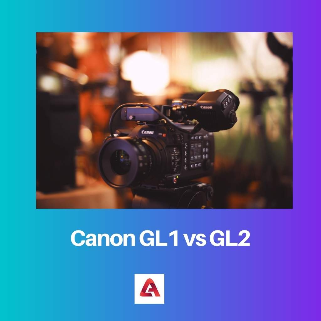 Canon GL1 frente a GL2