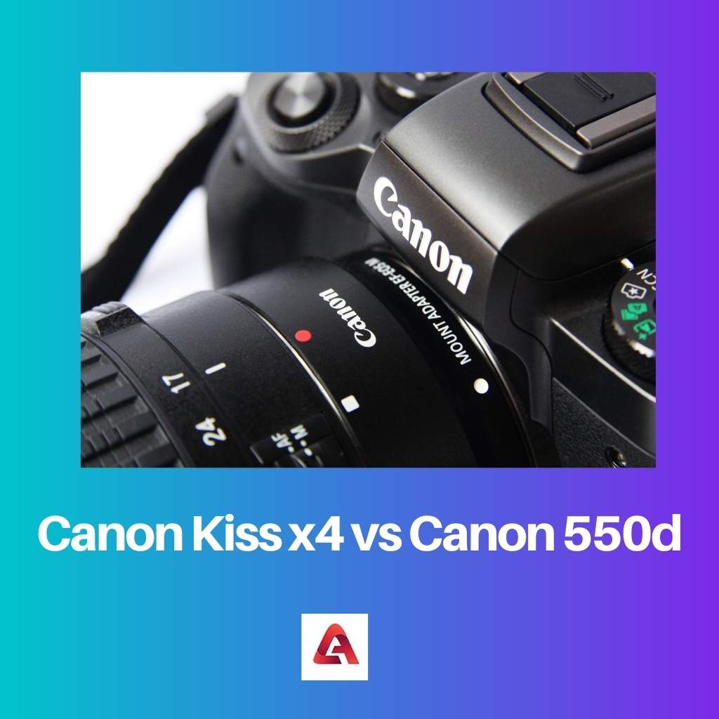 Canon Kiss x4 vs Canon 550d