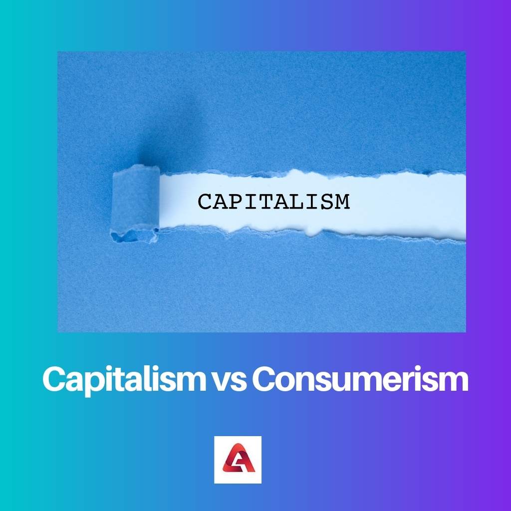 Kapitalismus gegen Konsumismus