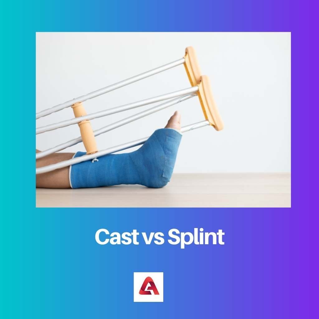 Cast vs Splint