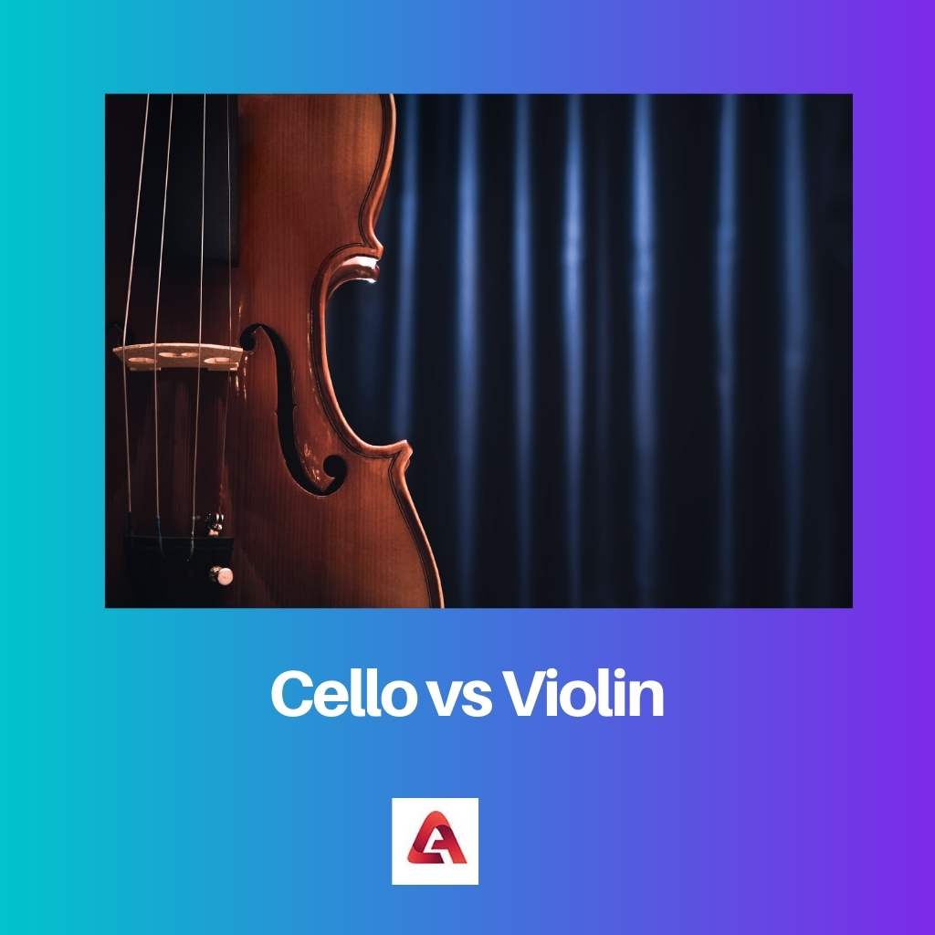 Cello gegen Violine