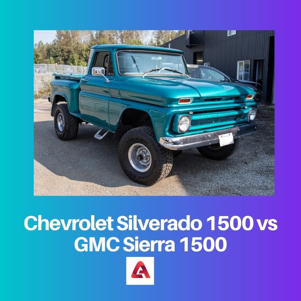 Chevrolet Silverado 1500 versus GMC Sierra 1500