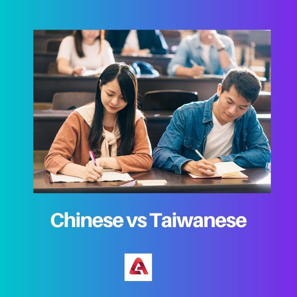 Cinese vs taiwanese