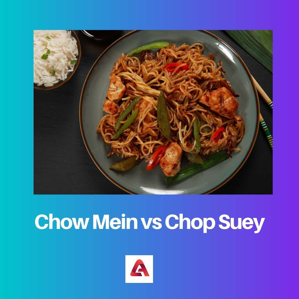 Chow Mein gegen Chop Suey