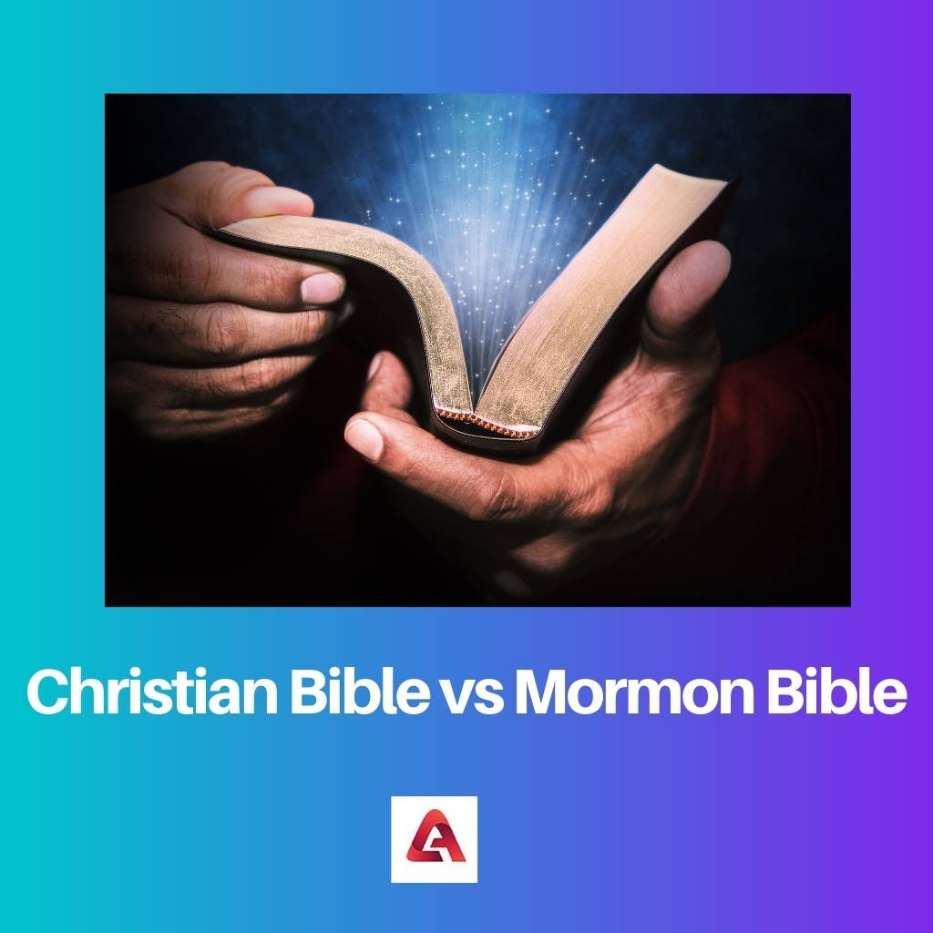 Bibbia cristiana contro Bibbia mormone