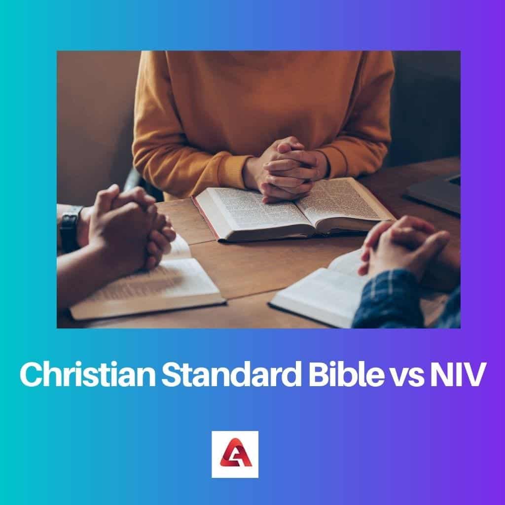 Christelijke Standaardbijbel versus NIV