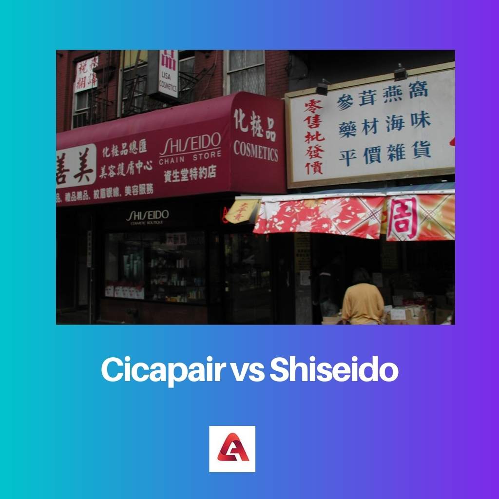 Cicapair contro Shiseido