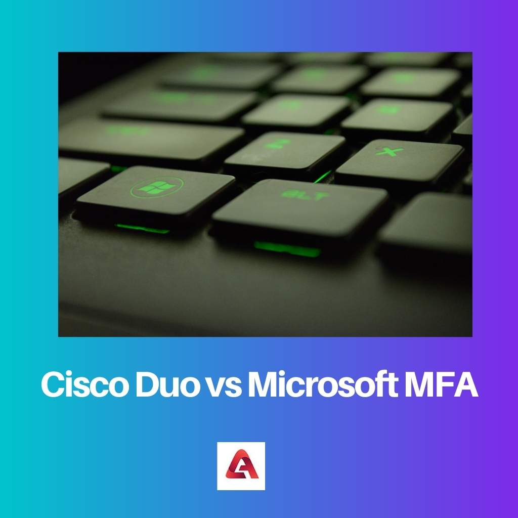 Cisco Duo contre Microsoft MFA