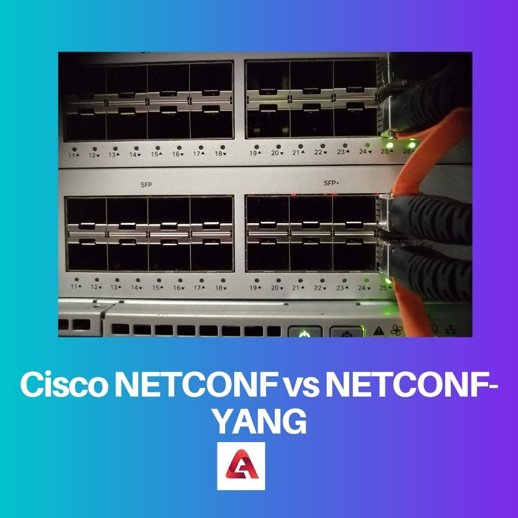 Cisco NETCONF vs NETCONF YANG
