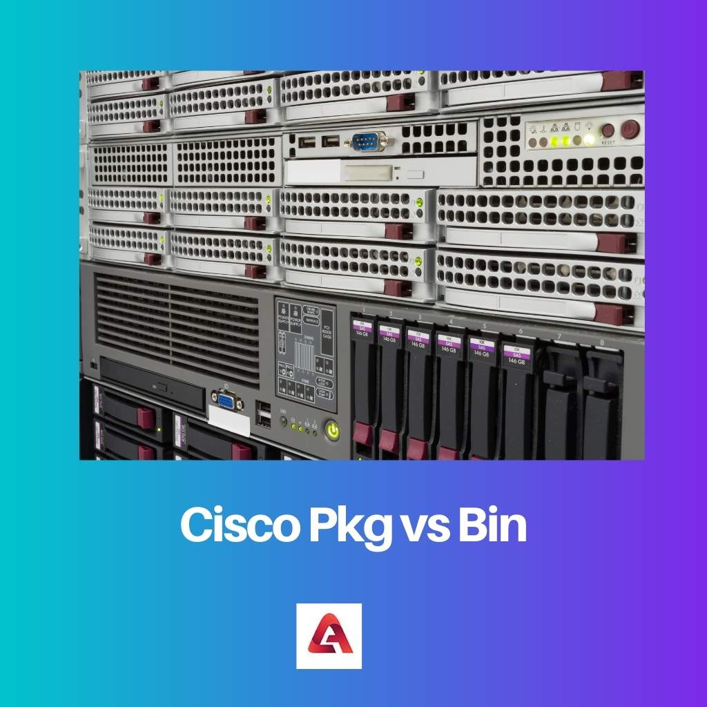 Cisco Pkg versus Bin
