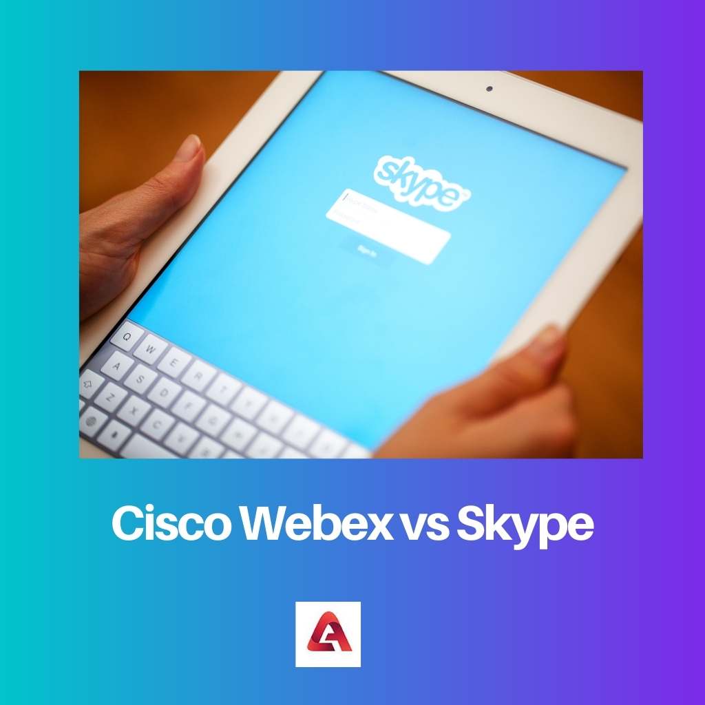 Cisco Webex frente a Skype