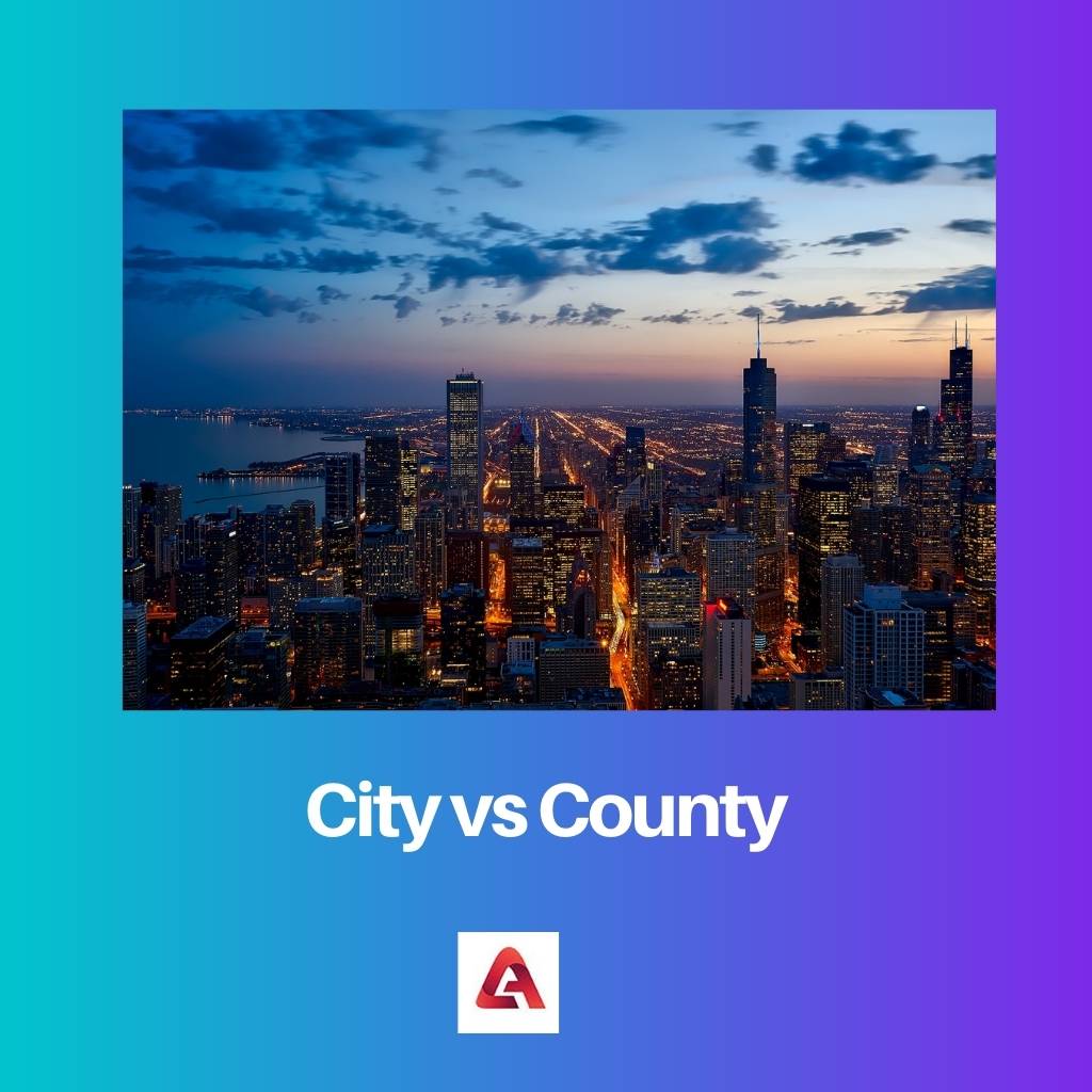 Cidade vs Condado