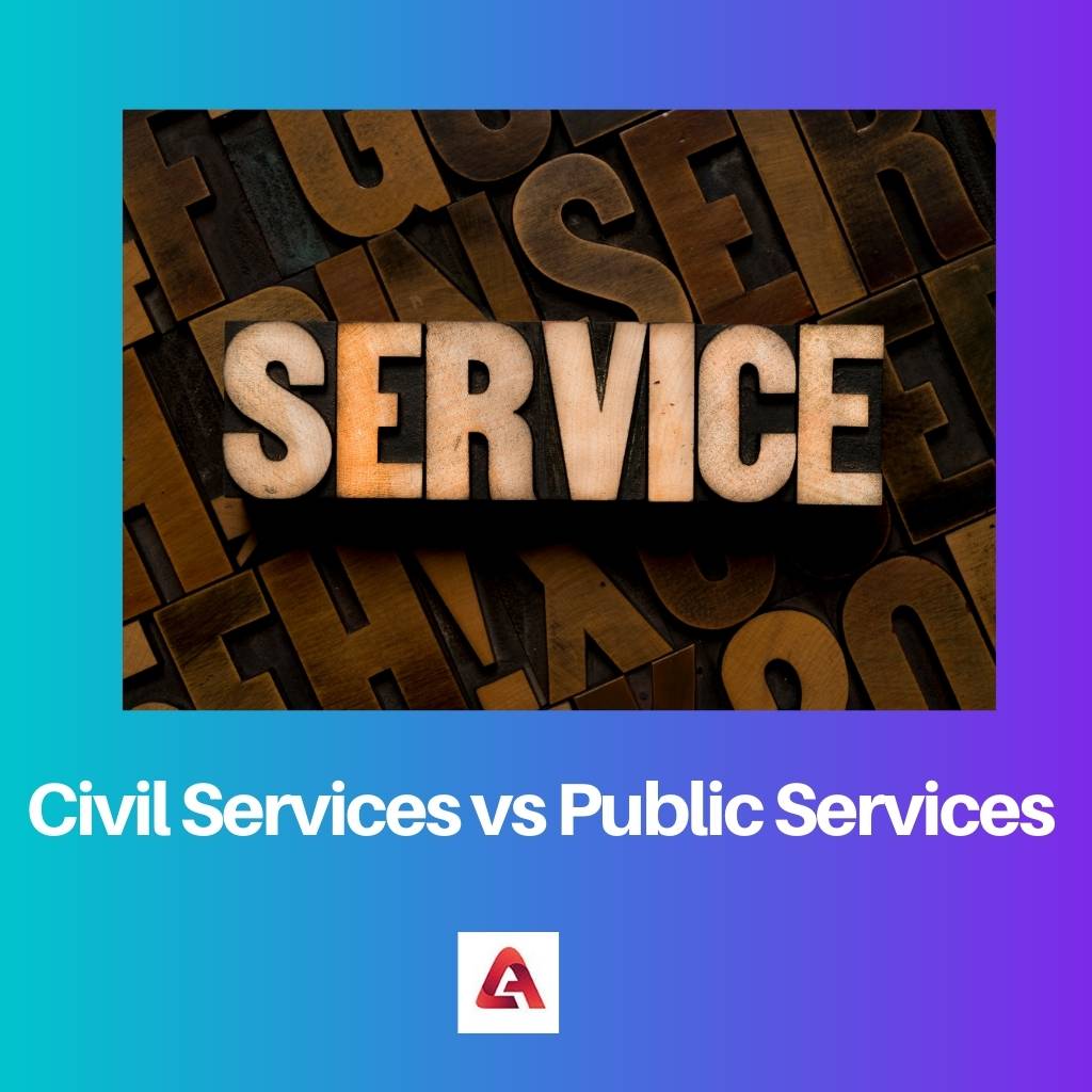 difference between public corporation and civil service