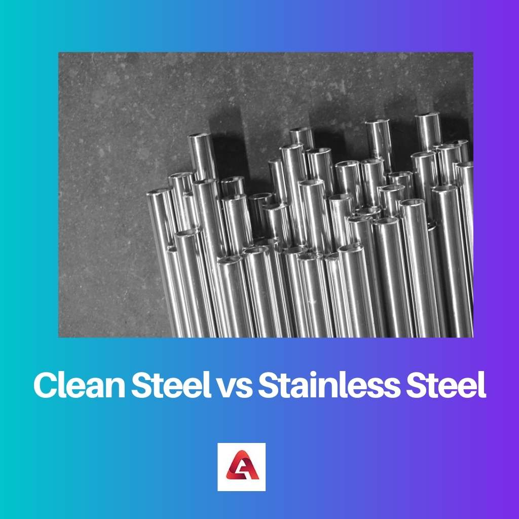 Clean Steel vs Stainless Steel