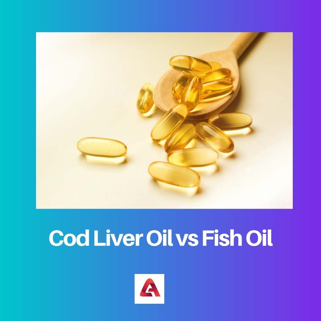 Aceite de hígado de bacalao vs aceite de pescado