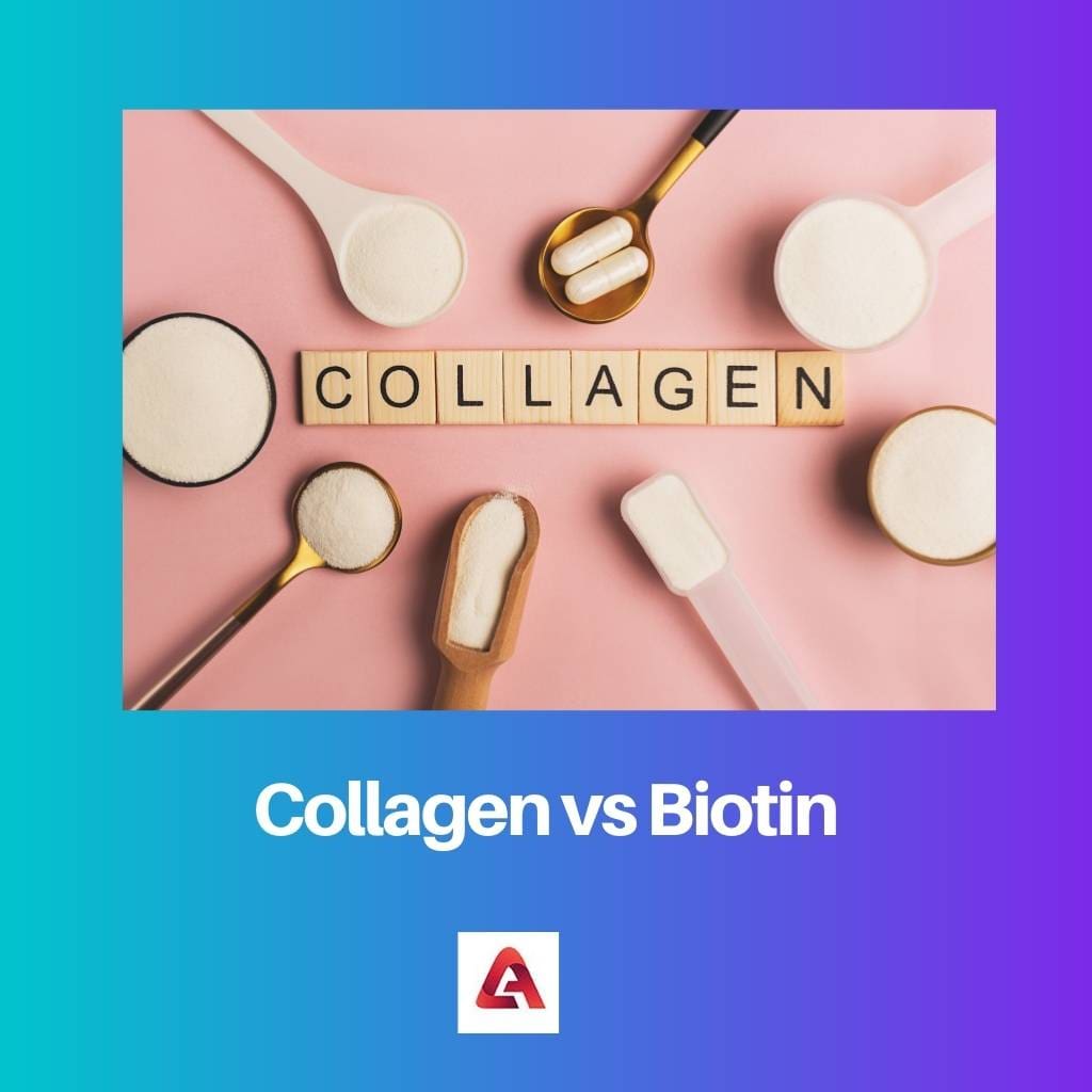 Collagene vs Biotina
