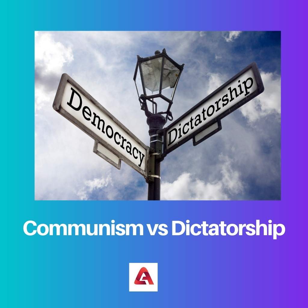 Comunismo vs Dictadura
