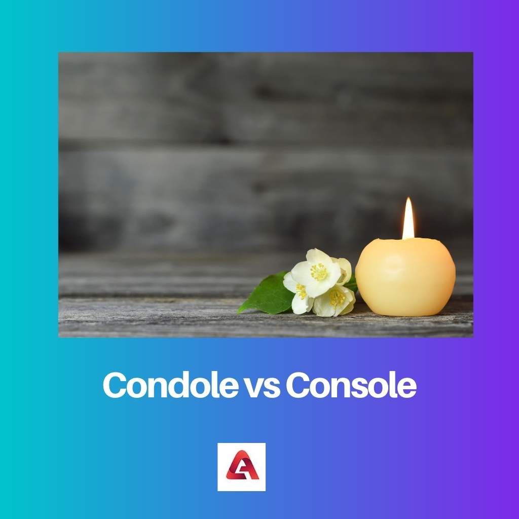 Condole vs Console