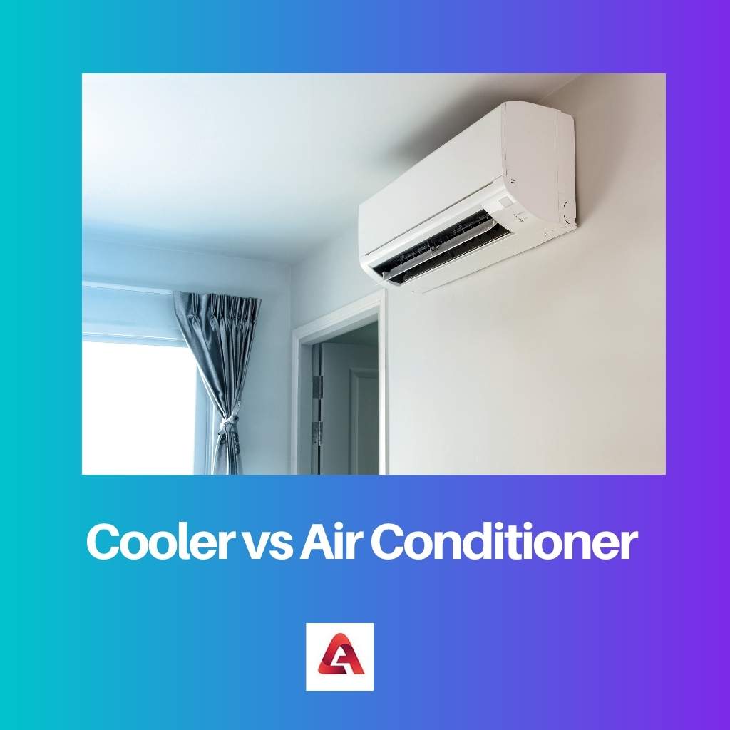 เครื่องทำความเย็น vs เครื่องปรับอากาศ