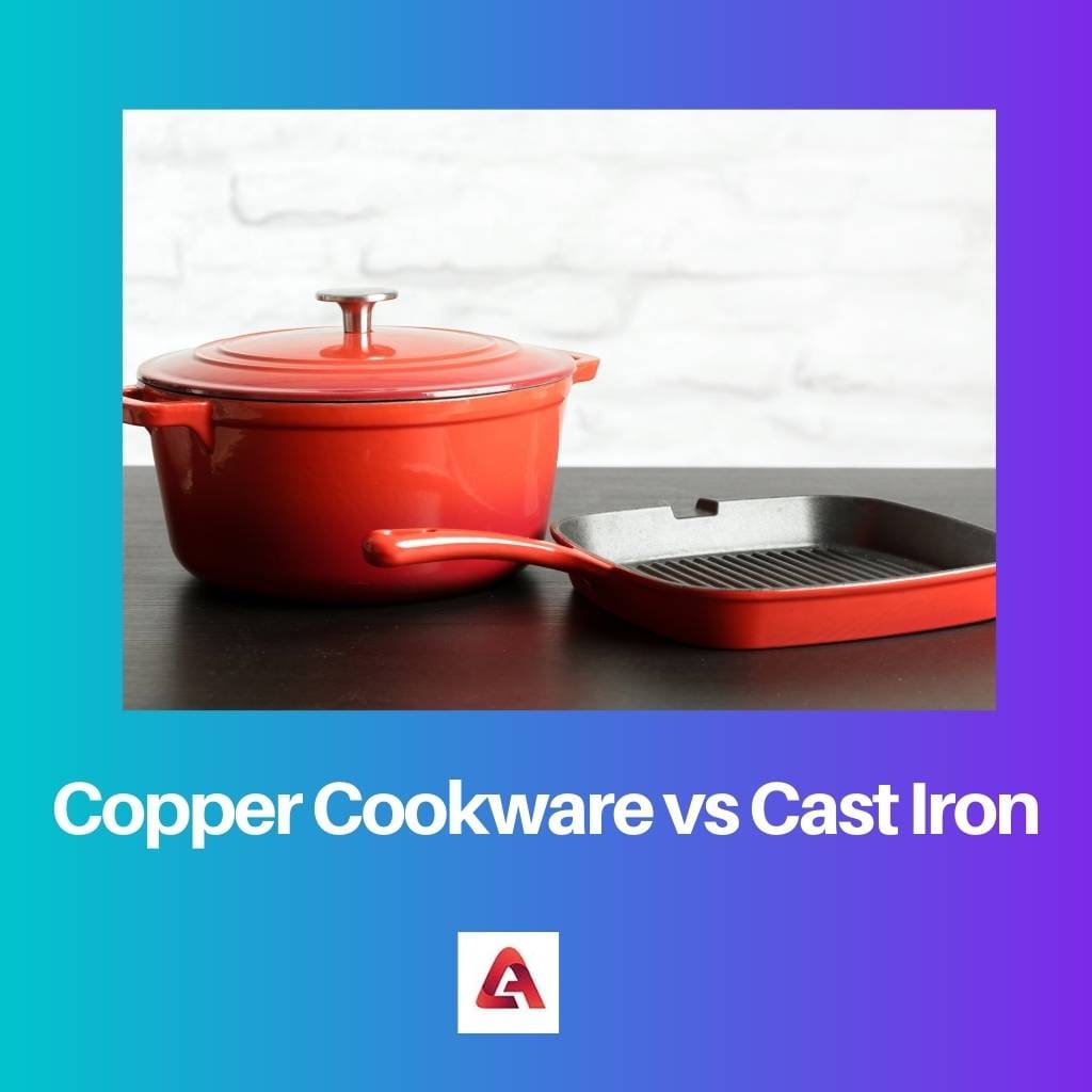 Panelas de cobre versus ferro fundido