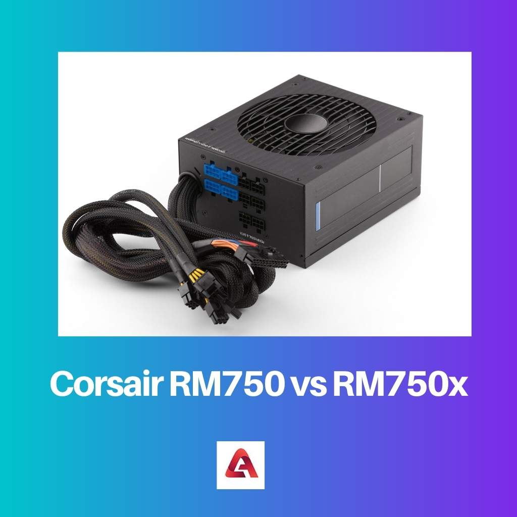 Corsair RM750 เทียบกับ RM750x 1