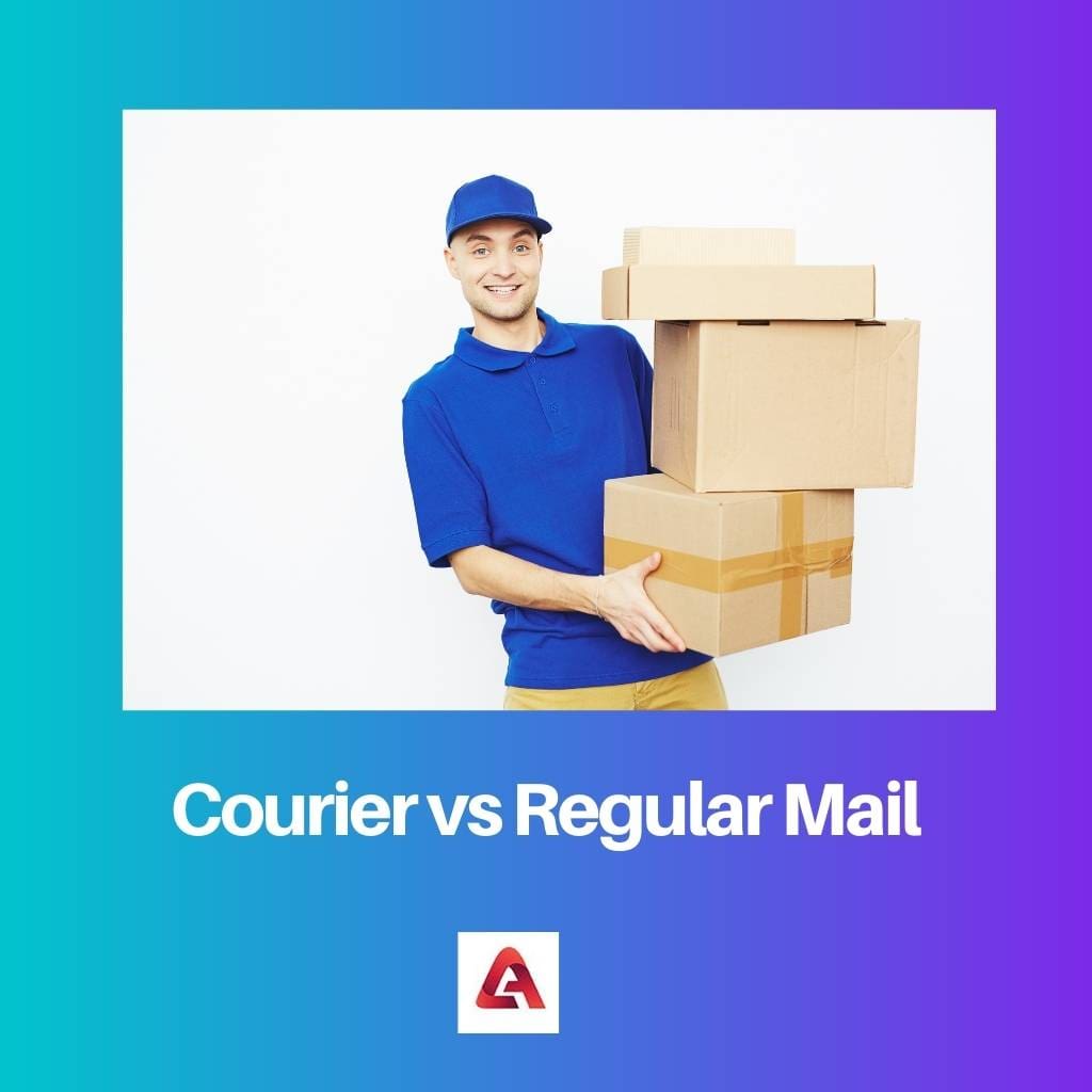 Courrier vs courrier ordinaire
