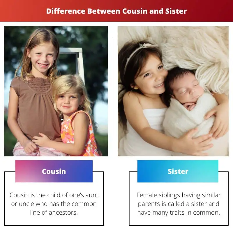 Cousin vs Sister - Sự khác biệt giữa Cousin và Sister