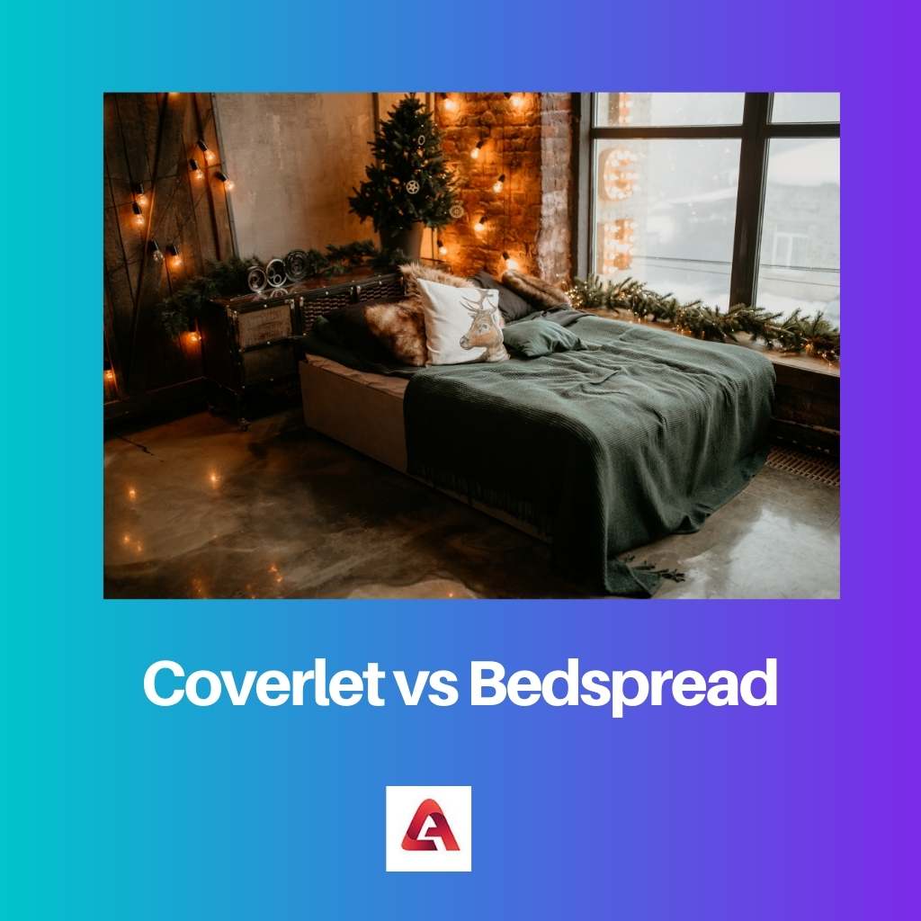 Coverlet vs sengetæppe