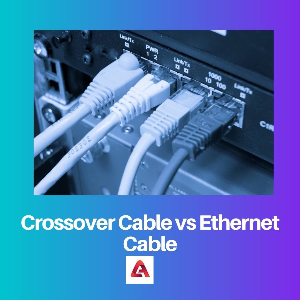 Crossover-kaapeli vs Ethernet-kaapeli