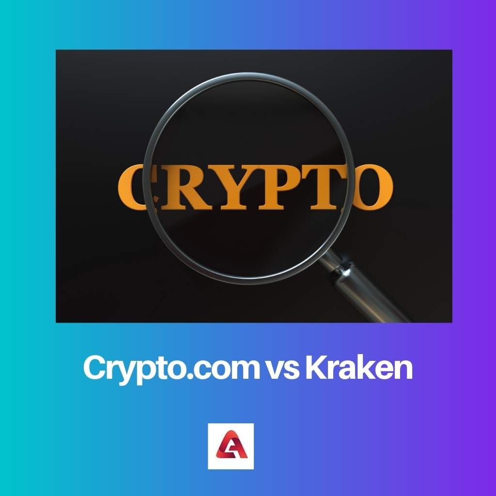 Crypto.com versus Kraken