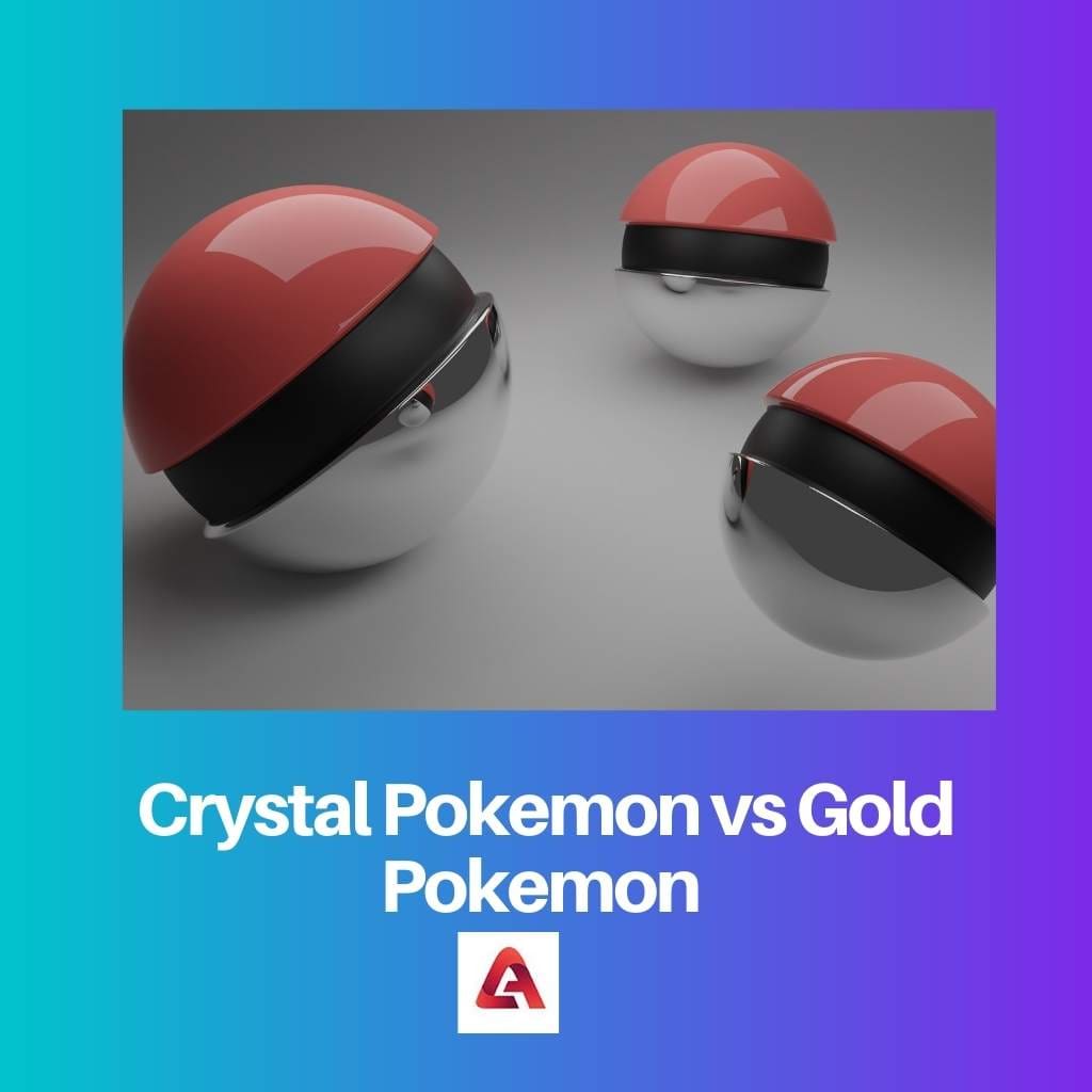 Kristallen Pokemon versus Gouden Pokemon