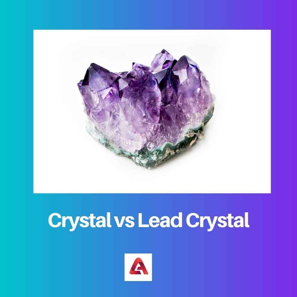 Crystal Vs Lead Crystal Ero Ja Vertailu
