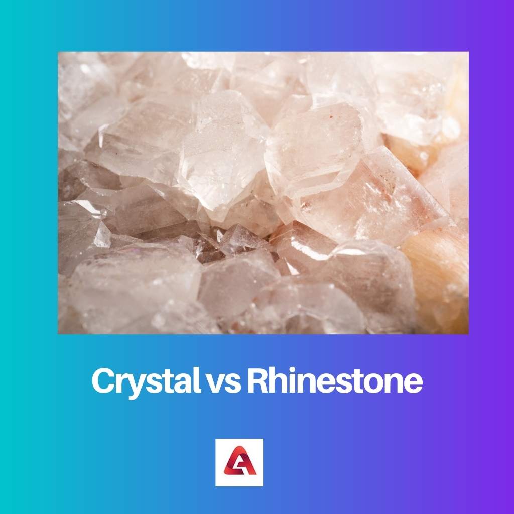 Cristal vs diamantes de imitación