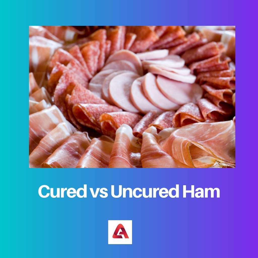 Genezen versus niet-uitgeharde ham