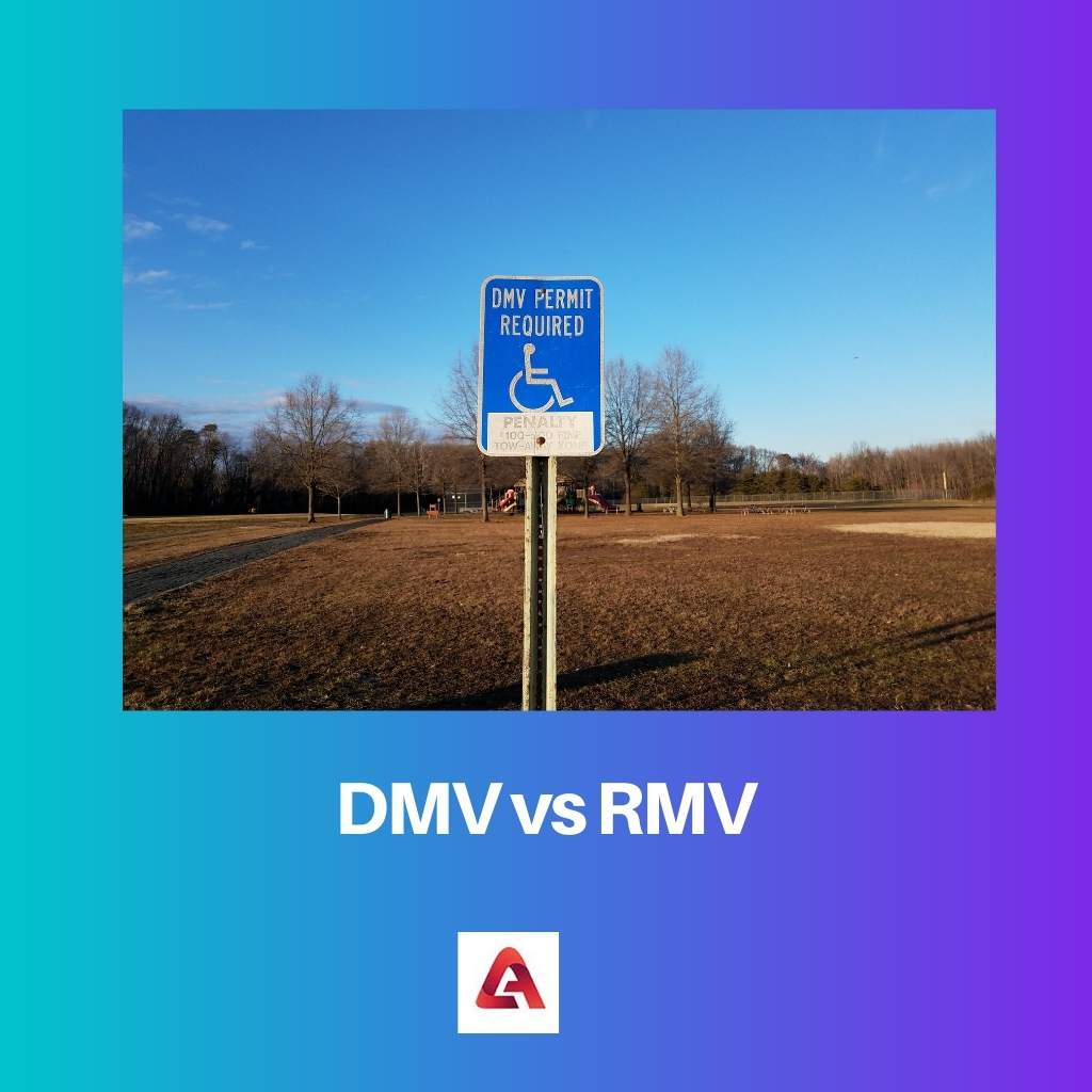 DMV versus RMV