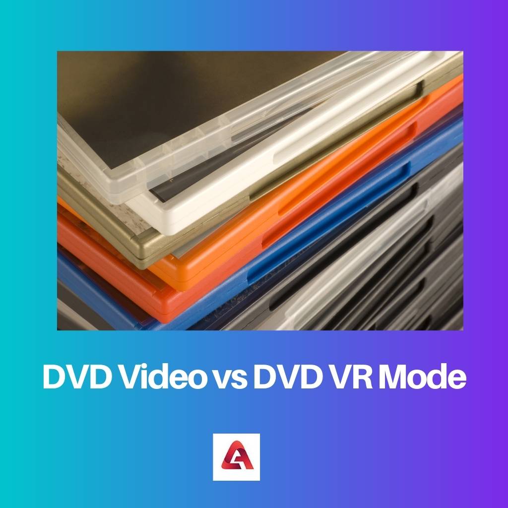 DVD Video vs DVD VR Mode