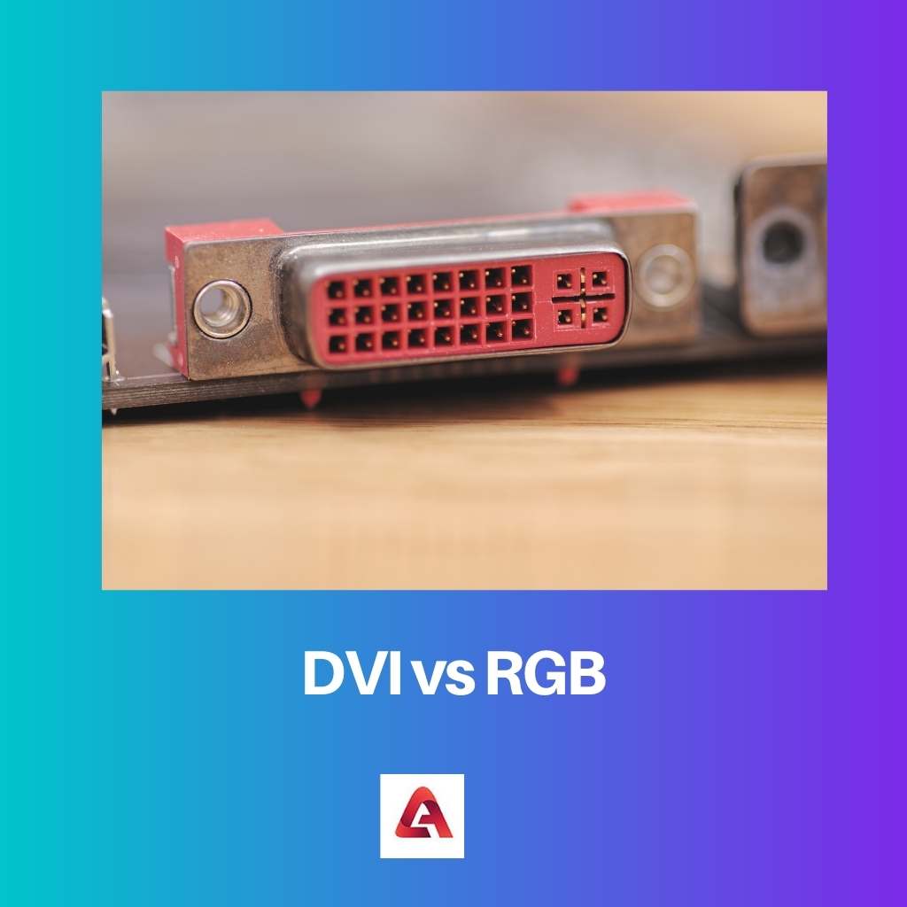 DVI vs RGB