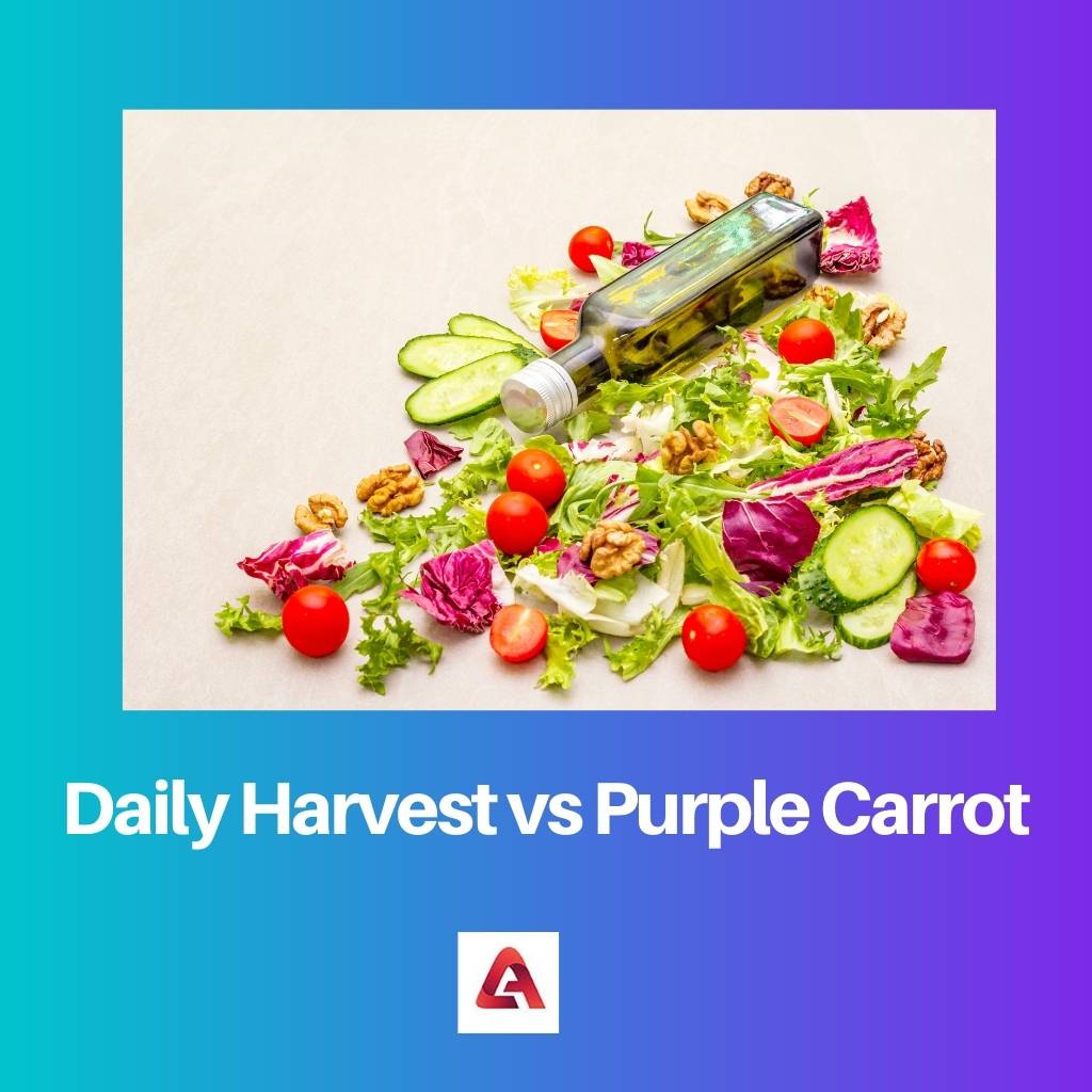 Récolte quotidienne vs carotte violette