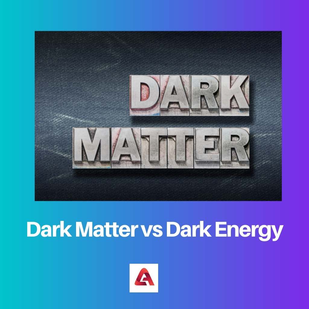 Materia Oscura vs Energia Oscura