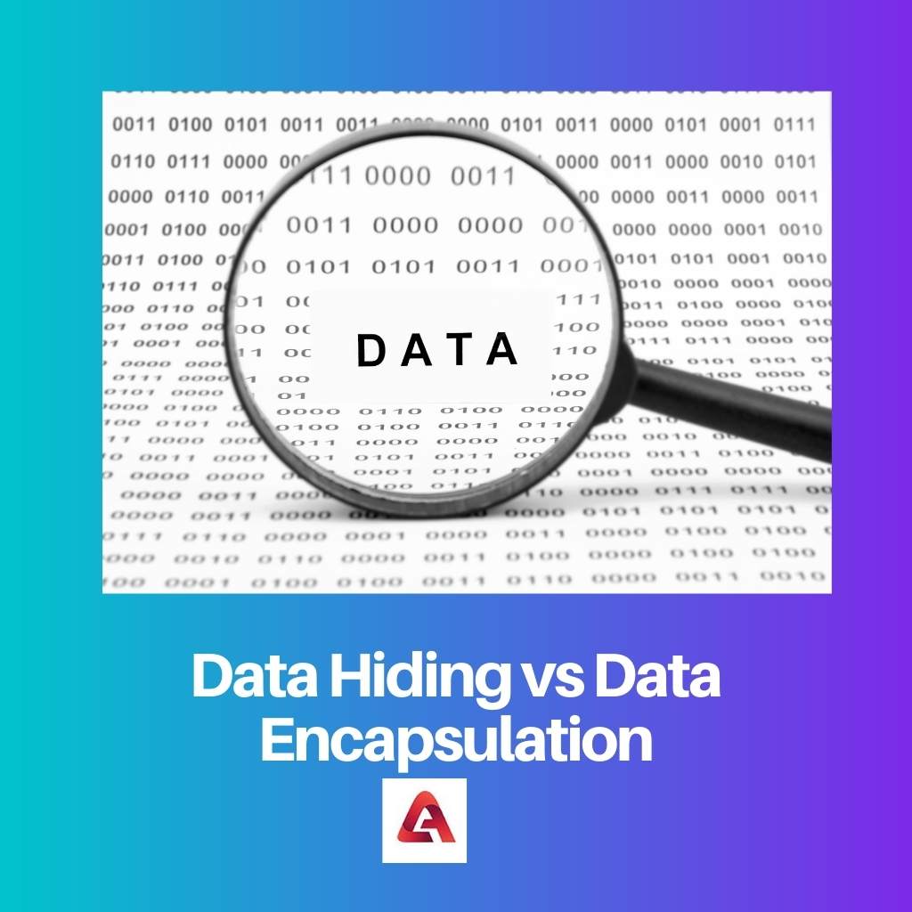 Data Hiding vs Data Encapsulation