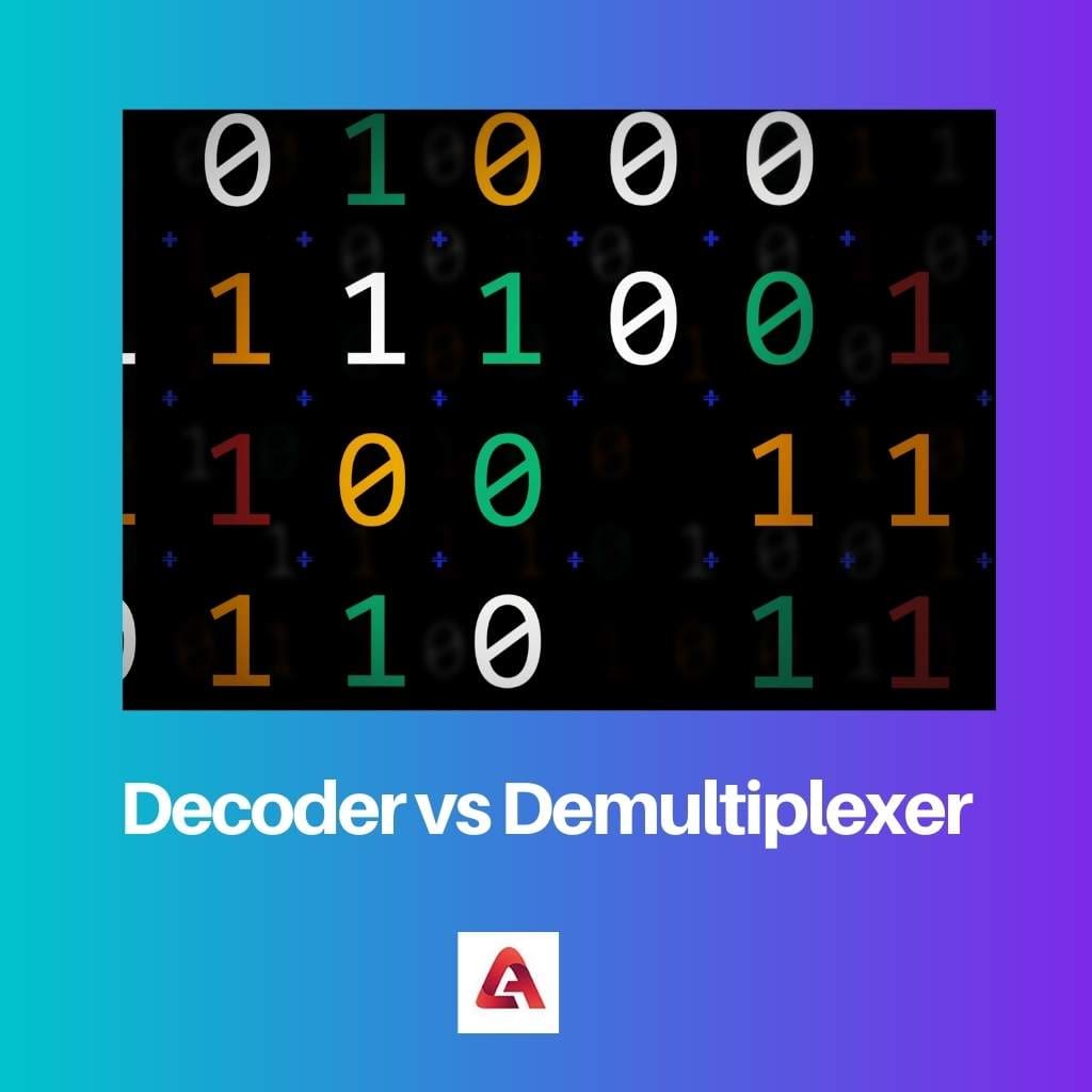 Decodificador vs