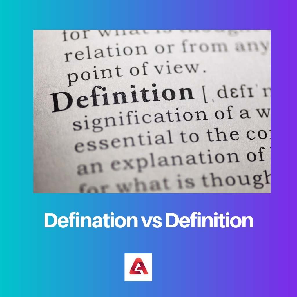 Definice vs Definice