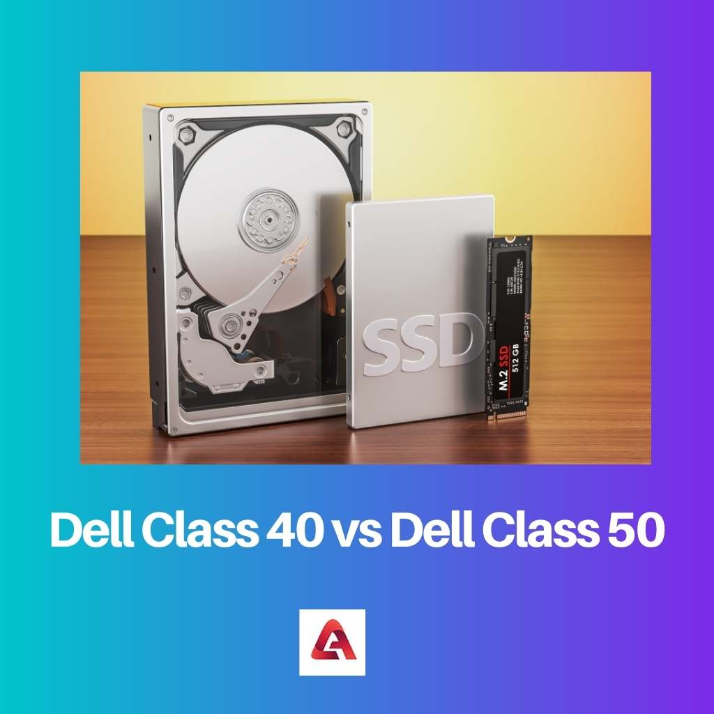 Dell Classe 40 rispetto a Dell Classe 50