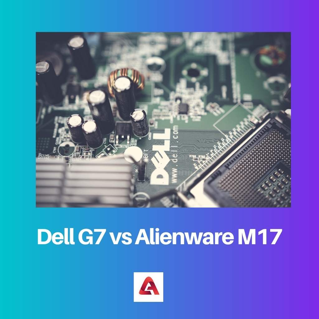 Dell G7 frente a Alienware M17