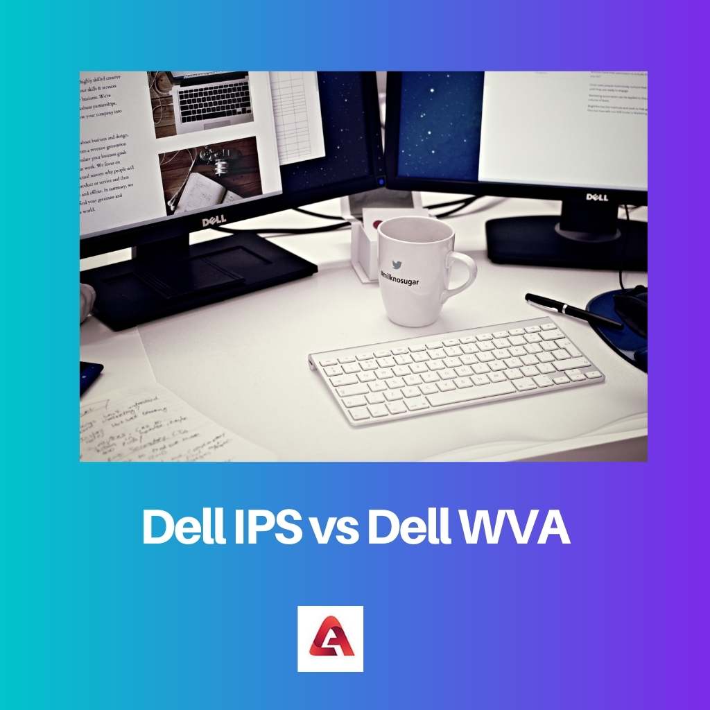 Dell IPS против Dell WVA