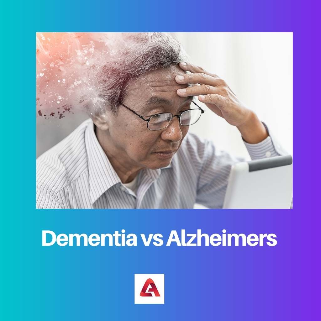 Chứng mất trí so với bệnh Alzheimer