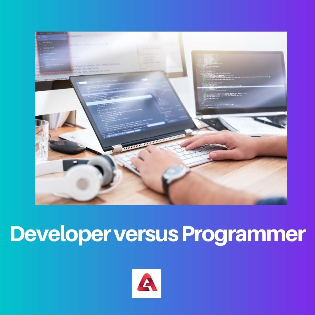 Developer versus Programmer
