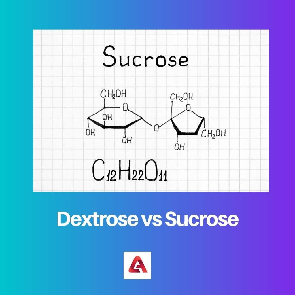 Dextrose vs saccharose
